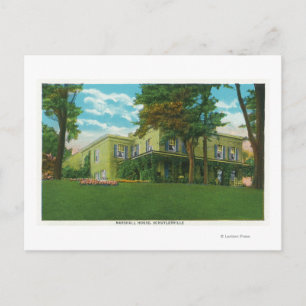 Cartão Postal Visão Exterior da Casa Marshall