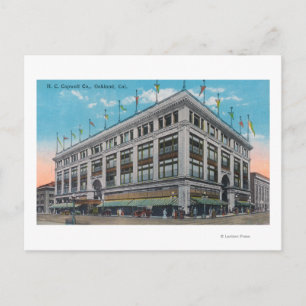 Cartão Postal Visão Exterior de H. C. Capwell Co. Bldg