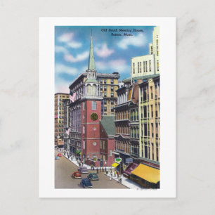 Cartão Postal Visão Exterior do Antigo Salão de Reunião do Su