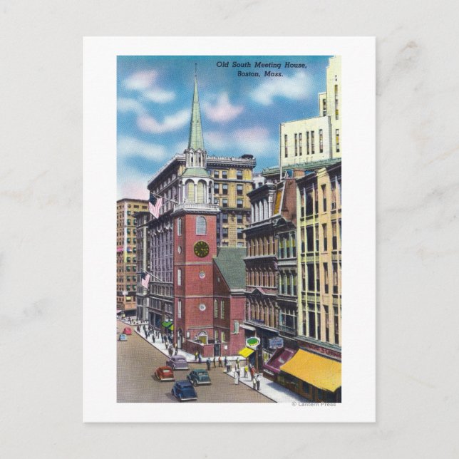 Cartão Postal Visão Exterior do Antigo Salão de Reunião do Sul (Frente)