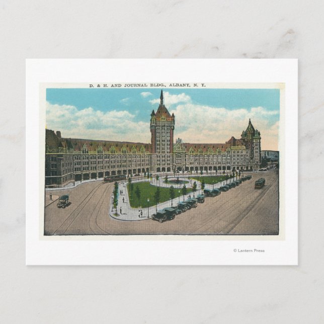 Cartão Postal Visão Exterior do D & H e do Diário (Frente)