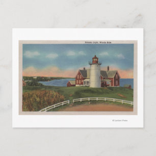Cartão Postal Visão Exterior do Farol Nobska