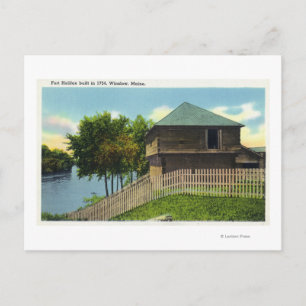 Cartão Postal Visão Exterior do Fort Halifax