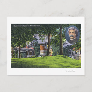 Cartão Postal Visão Exterior do Memorial Mark Twain # 2