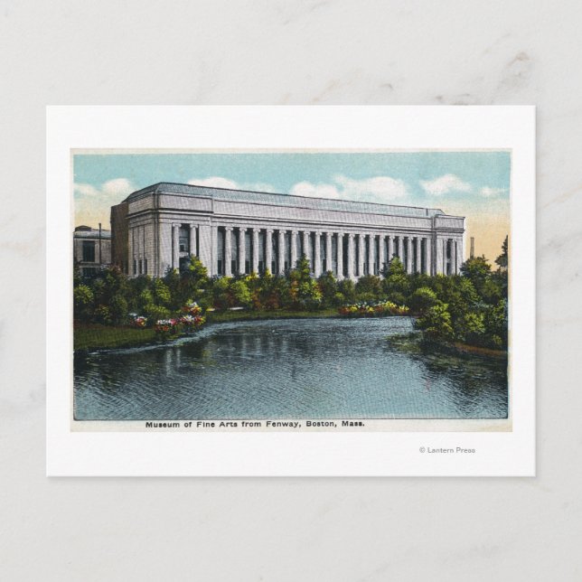 Cartão Postal Visão Exterior do Museu de Belas Artes de (Frente)