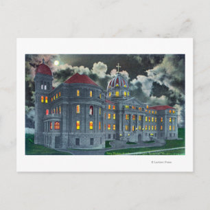 Cartão Postal Visão Exterior do Sagrado Nomes da Academia Bldg e