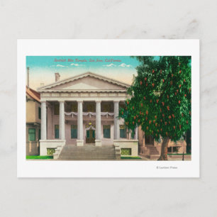 Cartão Postal Visão Exterior do Templo de Rite Escocês