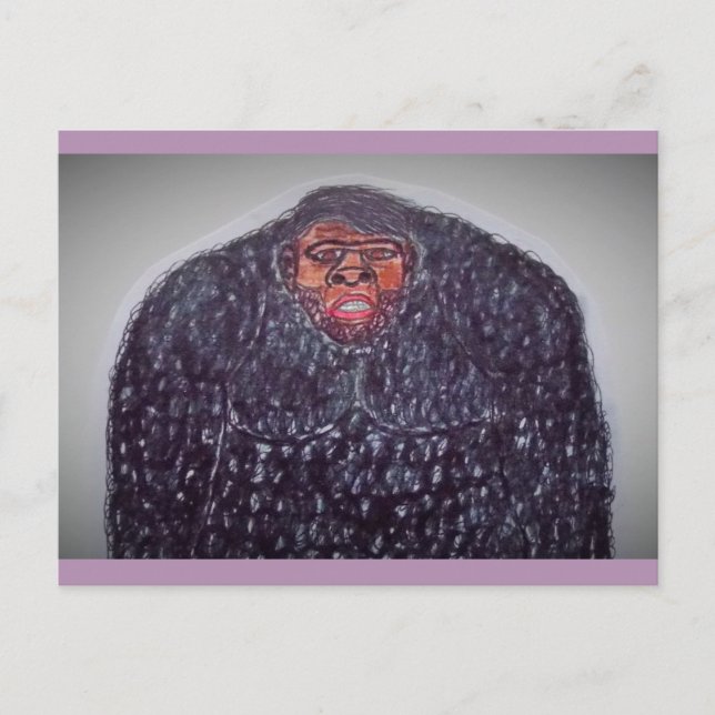 Cartão Postal Visão frontal de busto de blemmyes (Frente)