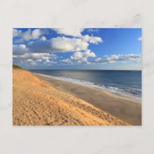 Cartão Postal Visão geral da Praia da Crista Branca em Cape Cod