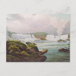Cartão Postal Visão Geral das Cataratas do Niágara do Lado Canad