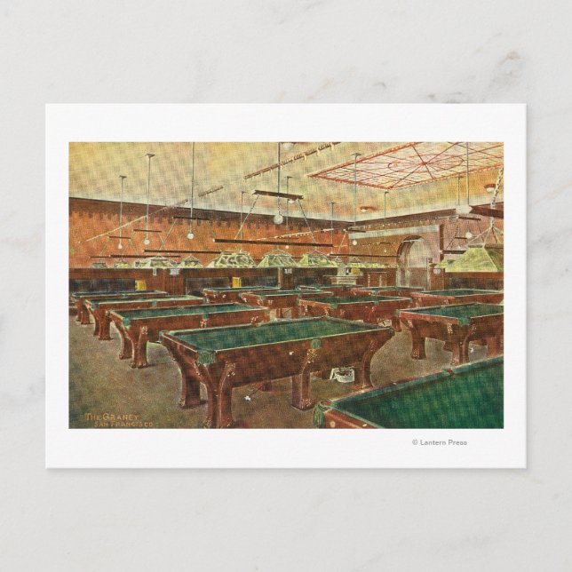 Cartão Postal Visão Interior da Piscina de Graney (Frente)