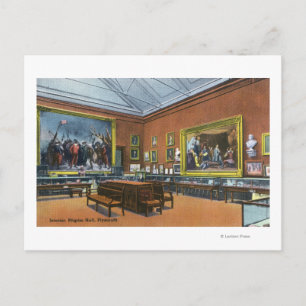 Cartão Postal Visão interior do Hall de Peregrinação