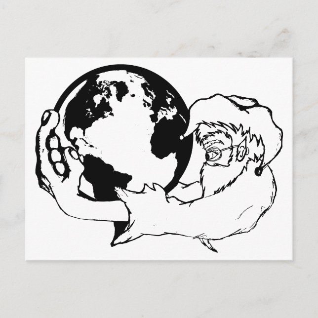 Cartão Postal visão macaco (Frente)