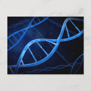 Cartão Postal Visão Microscópica Do DNA