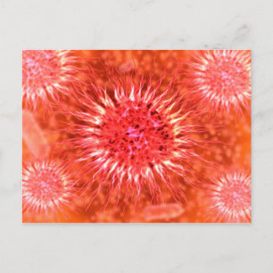 Cartão Postal Visão Microscópica Dos Dendrimers 2