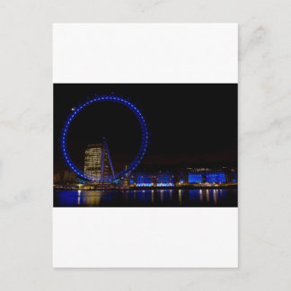 Cartão Postal Visão noturna de Londres