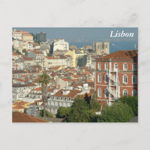 Cartão Postal Visão panorâmica de Lisboa