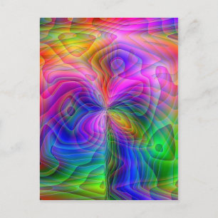 Cartão Postal Visão Psicodélica