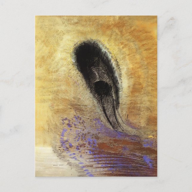 Cartão Postal Visão subaquática de Odilon Redon (Frente)