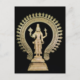 Cartão Postal Vishnu, Late Chola