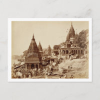 Vishnu Pud e Outros Templos, Benares (foto sepia)