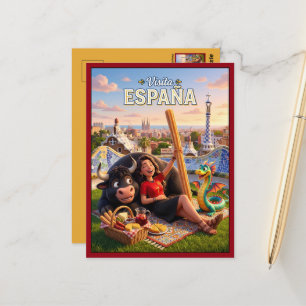 Cartão Postal Visita Espanha Viagens Excêntricas