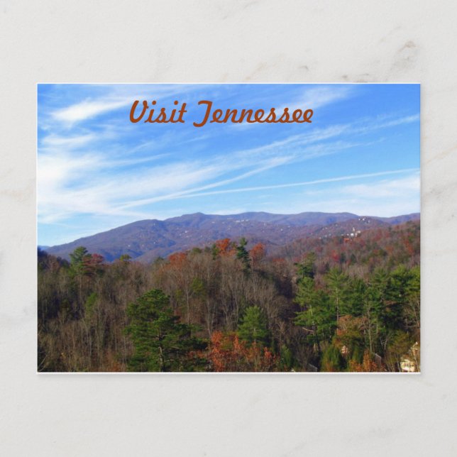 Cartão Postal Visita Tennessee (Frente)