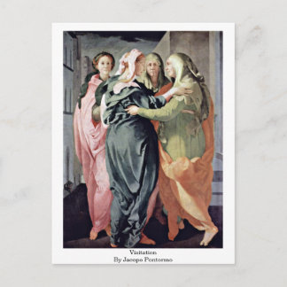 Cartão Postal Visitação De Jacopo Pontormo