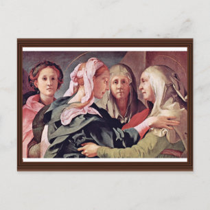 Cartão Postal Visitação De Pontormo Jacopo