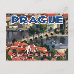 Cartão Postal Visitar... Praga, Tchecia