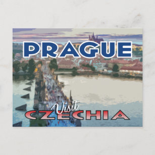 Cartão Postal Visitar... Praga, Tchecia