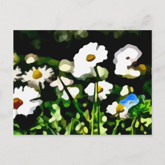 Cartão Postal Visitas na pintura de Meadow