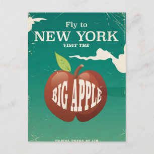 Cartão Postal Visite a Big Apple - Nova York