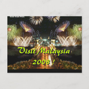 Cartão Postal Visite a Malásia 2008!