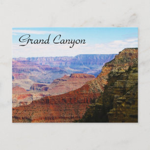 Cartão Postal Visite a placa de Posto Grand Canyon