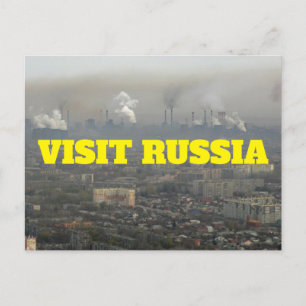 CARTÃO POSTAL VISITE A RÚSSIA