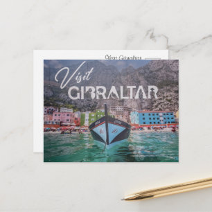Cartão Postal Visite Gibraltar, Fotografia de Viagem