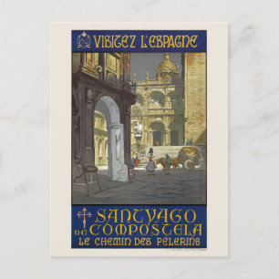 Cartão Postal Visite o 1920 da Espanha