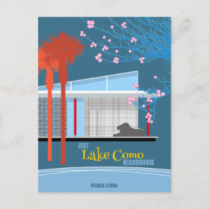 Cartão Postal Visite o Bairro do Lago Como