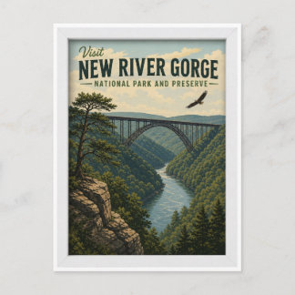 Cartão Postal Visite o Parque Nacional de New River Gorge Viagem
