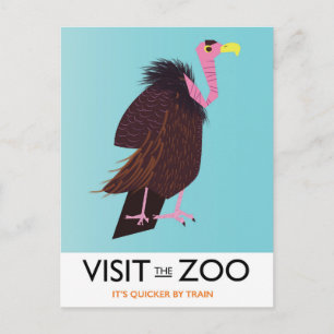 Cartão Postal Visite o Zoológico