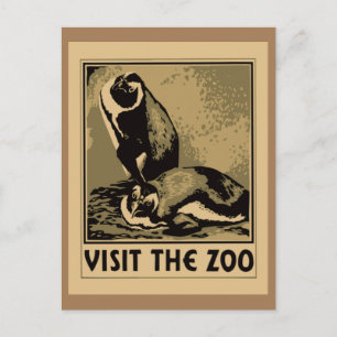 Cartão Postal Visite o zoológico