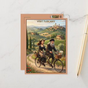 Cartão Postal Visite Viagens pela Toscana