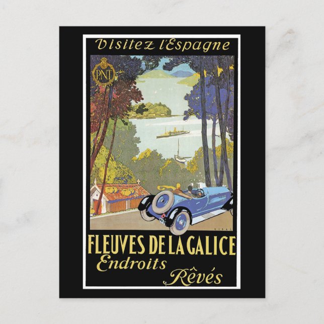 Cartão Postal Visitez l'Espagne ( Visite a Espanha) (Frente)