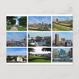Cartão Postal Visões de Baltimore
