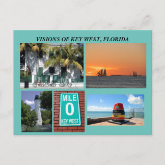 Cartão Postal Visões de Key West, Flórida
