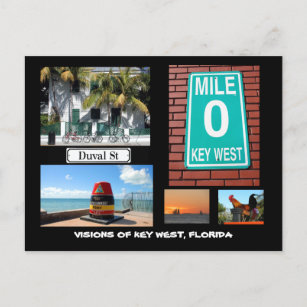 Cartão Postal Visões de Key West, Flórida