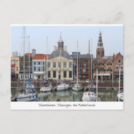 Cartão Postal Vissershaven View, Vlissingen, Países Baixos