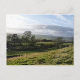 Cartão Postal "Vista acima de Coquetdale" Northumberland