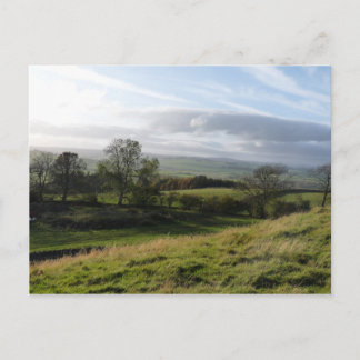 Cartão Postal "Vista acima de Coquetdale" Northumberland